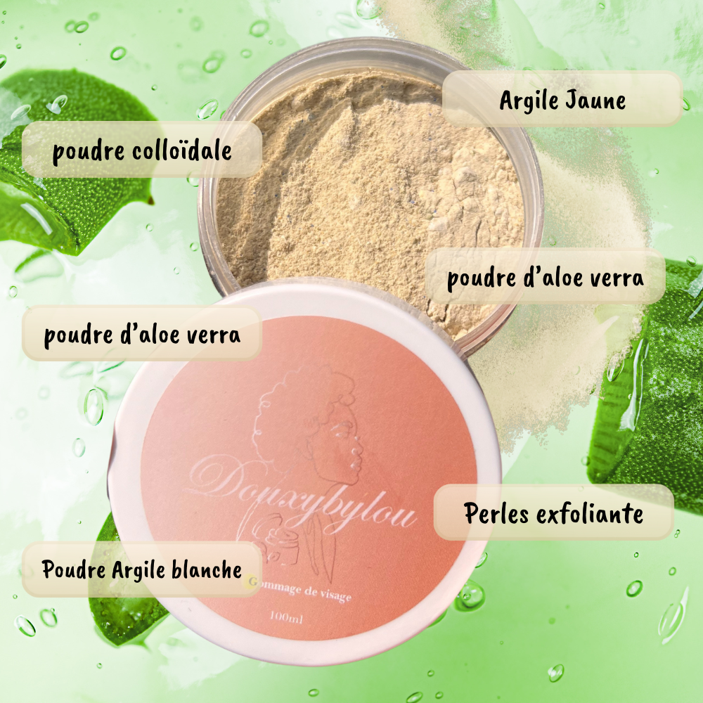 Masque de Lou – Poudre Visage Éclat & Réparation Naturelle