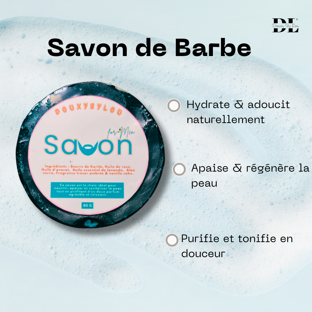 Gamme Barbe DouxyByLou – Soin Complet Naturel pour une Barbe Saine, Douce et Stylée